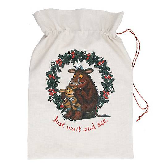 Cotton Santa Sack, Gruffalo 70x50cm *ETA Nov
